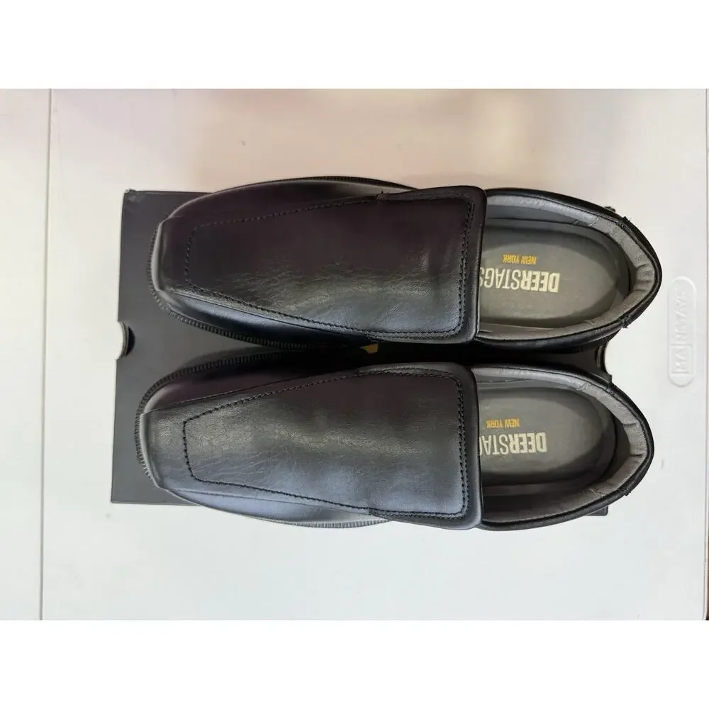 Deer Stags Greenpoint Loafers Men’s Size 9 Black Slip On Dress Shoes NEW